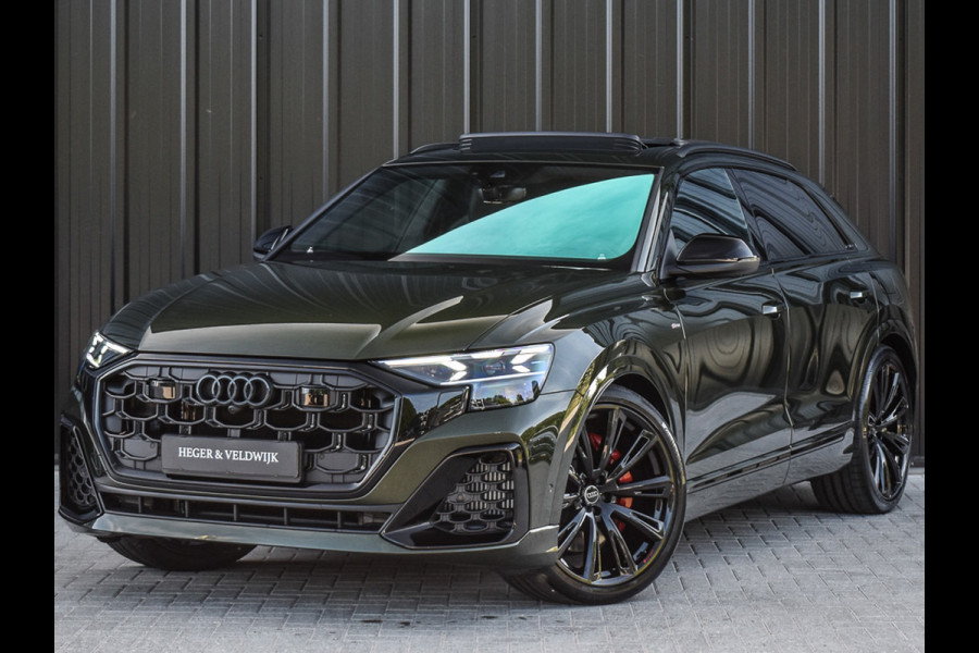 Audi Q8 60 TFSI e quattro Pro Line S Competition | B&O ADVANCED | PANORAMADAK | MASSAGE STOELEN | 4 WIEL BESTURING | ALCANTARE HEMEL | S