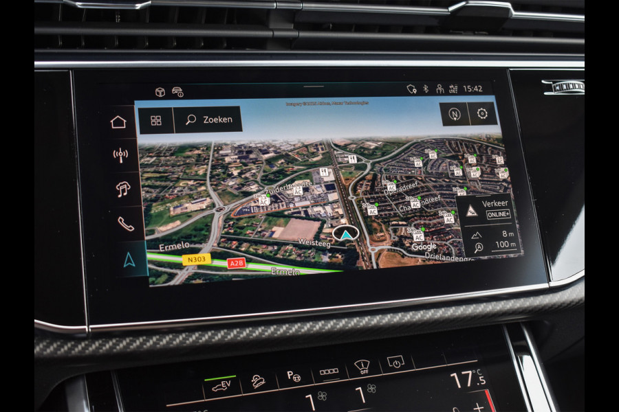 Audi Q8 60 TFSI e quattro Pro Line S Competition | B&O ADVANCED | PANORAMADAK | MASSAGE STOELEN | 4 WIEL BESTURING | ALCANTARE HEMEL | S