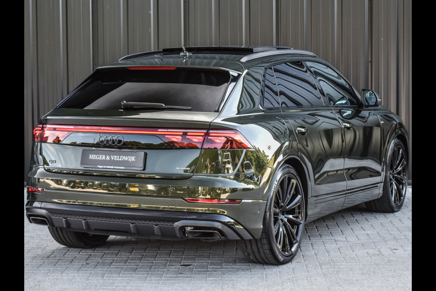 Audi Q8 60 TFSI e quattro Pro Line S Competition | B&O ADVANCED | PANORAMADAK | MASSAGE STOELEN | 4 WIEL BESTURING | ALCANTARE HEMEL | S