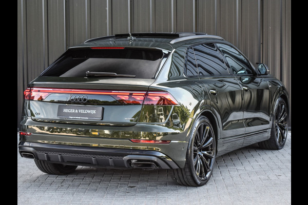 Audi Q8 60 TFSI e quattro Pro Line S Competition | B&O ADVANCED | PANORAMADAK | MASSAGE STOELEN | 4 WIEL BESTURING | ALCANTARE HEMEL | S