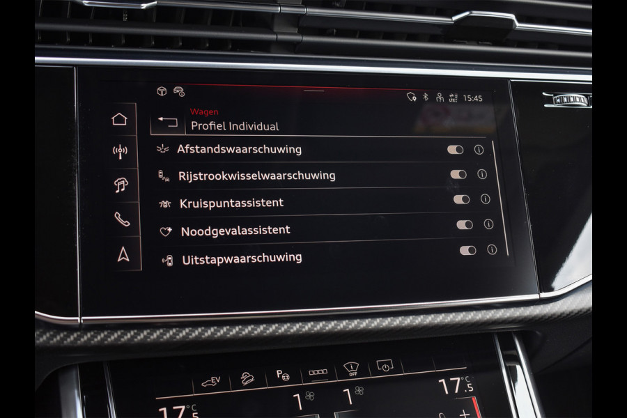Audi Q8 60 TFSI e quattro Pro Line S Competition | B&O ADVANCED | PANORAMADAK | MASSAGE STOELEN | 4 WIEL BESTURING | ALCANTARE HEMEL | S