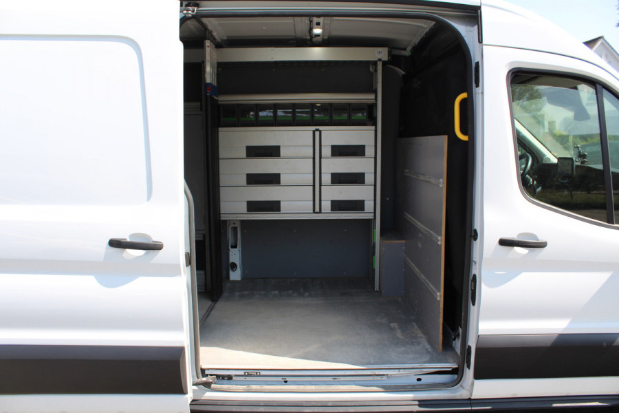 Ford Transit 350 2.0 TDCI 170PK Automaat L3H2 Trend ✓ Bott werkplaatsinrichting ✓ Servicebus