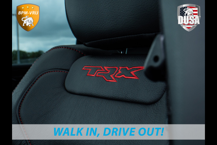 Dodge Ram 1500 TRX | 6.2 Supercharged V8 | 4x4 | Crew Cab RED ACCENT INTERIOR | 702pk | BPM-VRIJ