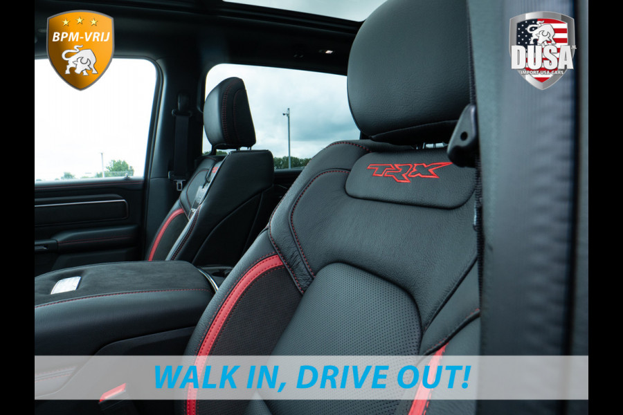 Dodge Ram 1500 TRX | 6.2 Supercharged V8 | 4x4 | Crew Cab RED ACCENT INTERIOR | 702pk | BPM-VRIJ