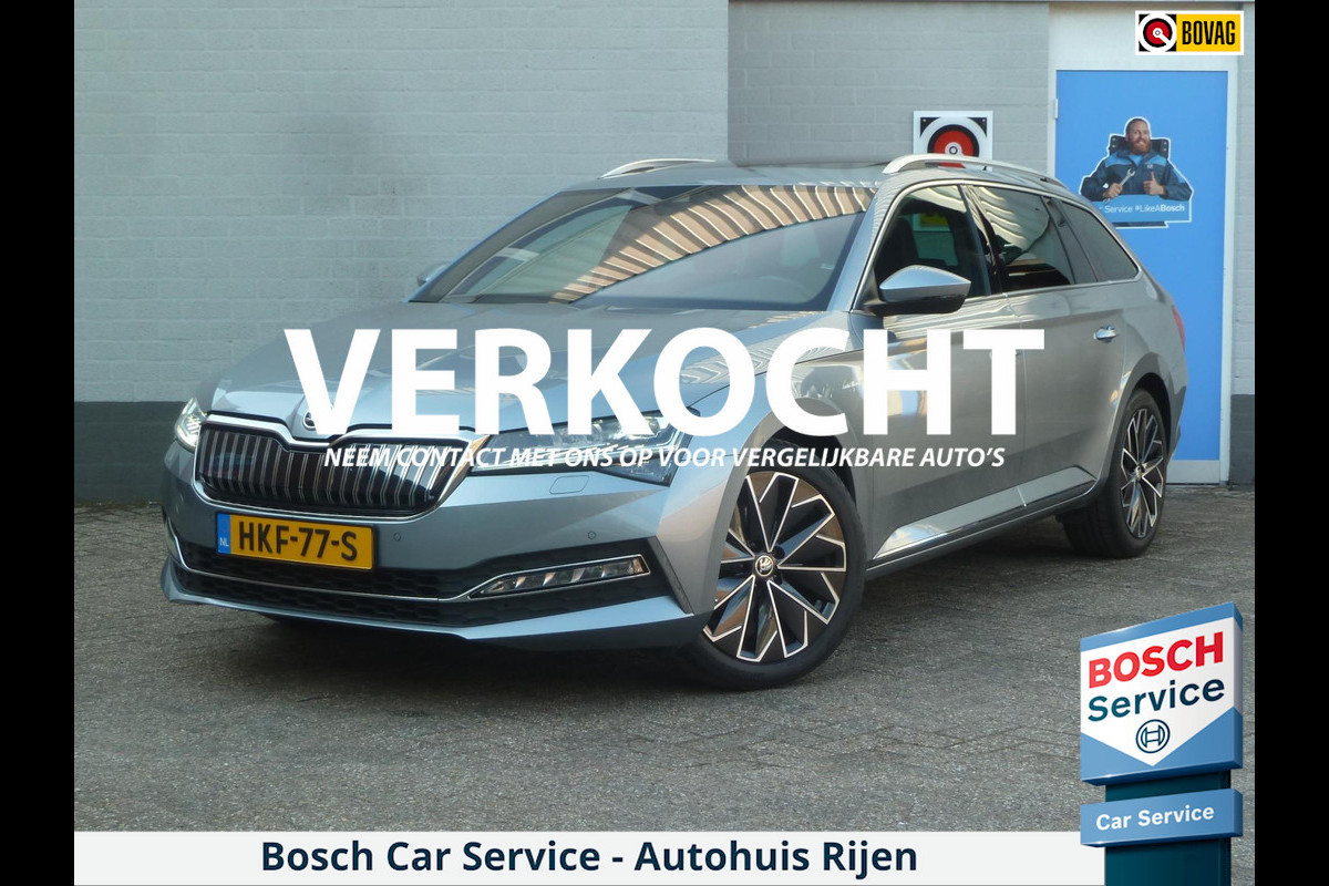 Škoda Superb Combi 1.4 TSI iV Laurin & Klement|Panodak|Leder|Memory|Matrix-LED|Virtual-Cockpit|Stoel/Stuurverwarming|Trekhaak Škoda Superb Combi 1.4 TSI iV Laurin & Klement|Panodak|Leder|Memory|Matrix-LED|Virtual-Cockpit|Stoel/Stuurverwarming|Trekhaak