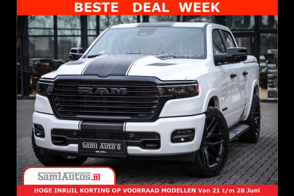 Dodge Ram 1500 Night Premium | Full Option | De Meest Luxe Pick-Up in zijn Klasse | Comfortabele Dubbele Cabine met Royale 5 Zitplaatsen | BPM vrij | Nu Leverbaar uit Voorraad | Voorraad Nr 2230 - 8765