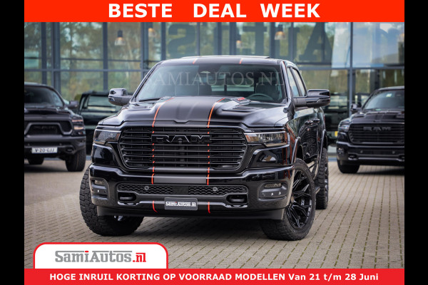 Dodge Ram 1500 Night Premium | Full Option | De Meest Luxe Pick-Up in zijn Klasse | Comfortabele Dubbele Cabine met Royale 5 Zitplaatsen | BPM vrij | Nu Leverbaar uit Voorraad | Voorraad Nr 2283 - 3326