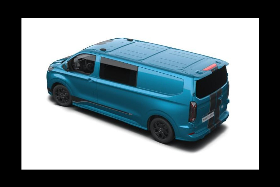 Ford Transit Custom 320 2.5 PHEV L2H1 Sport DC 233pk | | Dubbele Cabine | Dubbele zijschuifdeur | Inklapbare trekhaak | 19 inch lichtmetalen Sport velgen (mat zwart) | Verwarmbaar stuurwiel | Navigatie systeem
