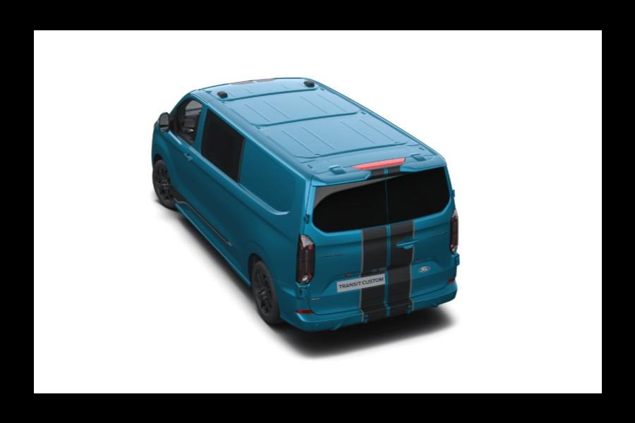 Ford Transit Custom 320 2.5 PHEV L2H1 Sport DC 233pk | | Dubbele Cabine | Dubbele zijschuifdeur | Inklapbare trekhaak | 19 inch lichtmetalen Sport velgen (mat zwart) | Verwarmbaar stuurwiel | Navigatie systeem