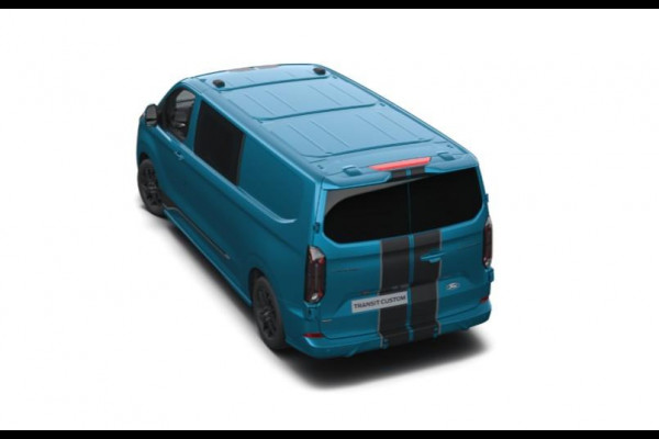 Ford Transit Custom 320 2.5 PHEV L2H1 Sport DC 233pk | | Dubbele Cabine | Dubbele zijschuifdeur | Inklapbare trekhaak | 19 inch lichtmetalen Sport velgen (mat zwart) | Verwarmbaar stuurwiel | Navigatie systeem