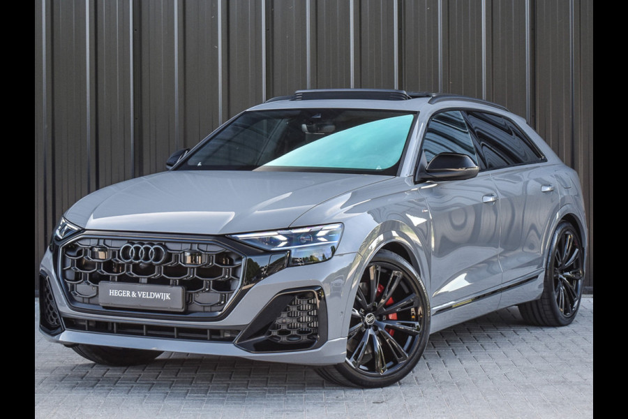Audi Q8 60 TFSI e quattro Pro Line S Competition | B&O ADVANCED | PANORAMADAK | MASSAGE STOELEN | 4 WIEL BESTURING | ALCANTARE HEMEL | S