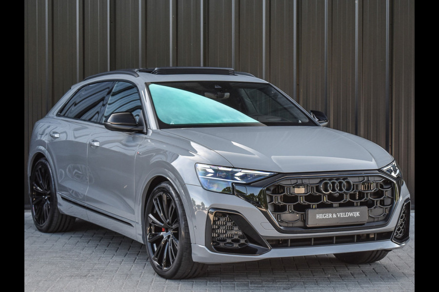 Audi Q8 60 TFSI e quattro Pro Line S Competition | B&O ADVANCED | PANORAMADAK | MASSAGE STOELEN | 4 WIEL BESTURING | ALCANTARE HEMEL | S