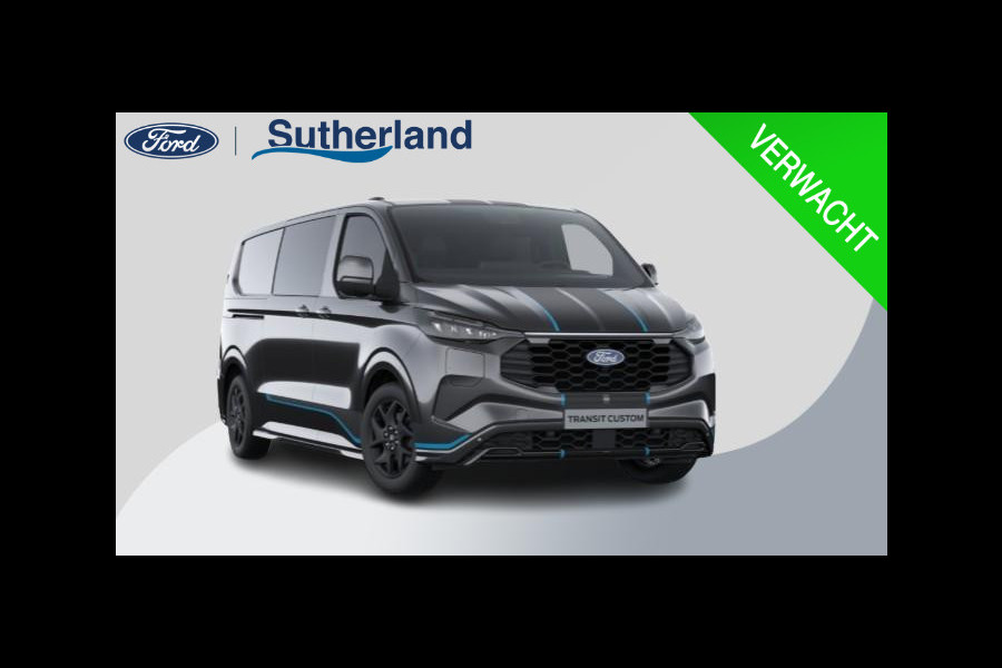 Ford Transit Custom 320 2.5 PHEV L2H1 Sport DC 233pk | | Dubbele Cabine | Dubbele zijschuifdeur | Inklapbare trekhaak | 19 inch lichtmetalen Sport velgen (mat zwart) | Verwarmbaar stuurwiel | Navigatie systeem