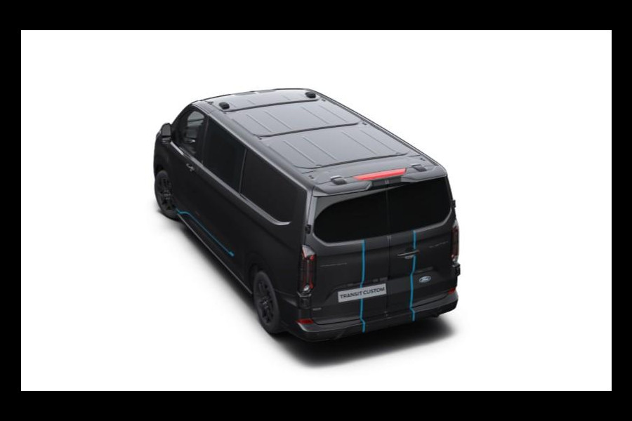 Ford Transit Custom 320 2.5 PHEV L2H1 Sport DC 233pk | | Dubbele Cabine | Dubbele zijschuifdeur | Inklapbare trekhaak | 19 inch lichtmetalen Sport velgen (mat zwart) | Verwarmbaar stuurwiel | Navigatie systeem