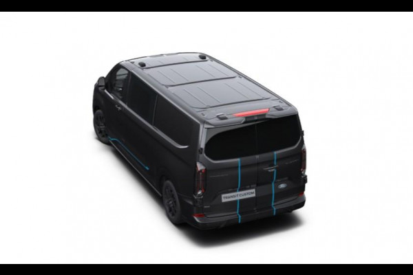 Ford Transit Custom 320 2.5 PHEV L2H1 Sport DC 233pk | | Dubbele Cabine | Dubbele zijschuifdeur | Inklapbare trekhaak | 19 inch lichtmetalen Sport velgen (mat zwart) | Verwarmbaar stuurwiel | Navigatie systeem