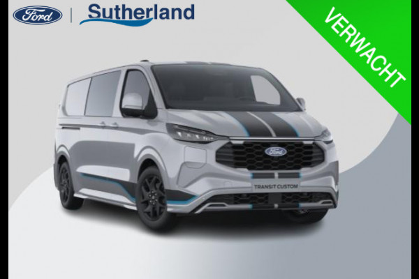 Ford Transit Custom 320 2.5 PHEV L2H1 Sport DC 233pk | | Dubbele Cabine | Dubbele zijschuifdeur | Inklapbare trekhaak | 19 inch lichtmetalen Sport velgen (mat zwart) | Verwarmbaar stuurwiel | Navigatie systeem