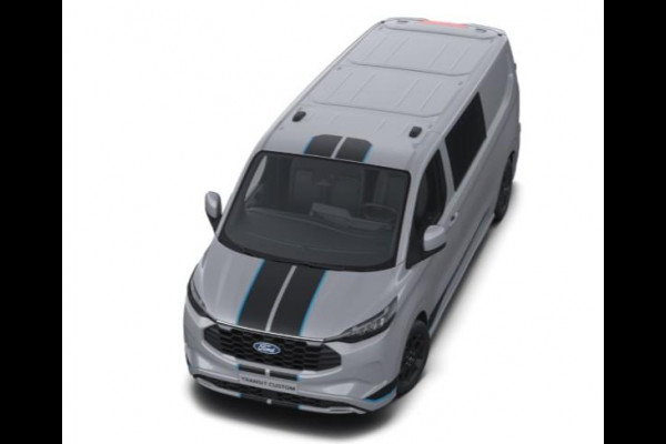Ford Transit Custom 320 2.5 PHEV L2H1 Sport DC 233pk | | Dubbele Cabine | Dubbele zijschuifdeur | Inklapbare trekhaak | 19 inch lichtmetalen Sport velgen (mat zwart) | Verwarmbaar stuurwiel | Navigatie systeem