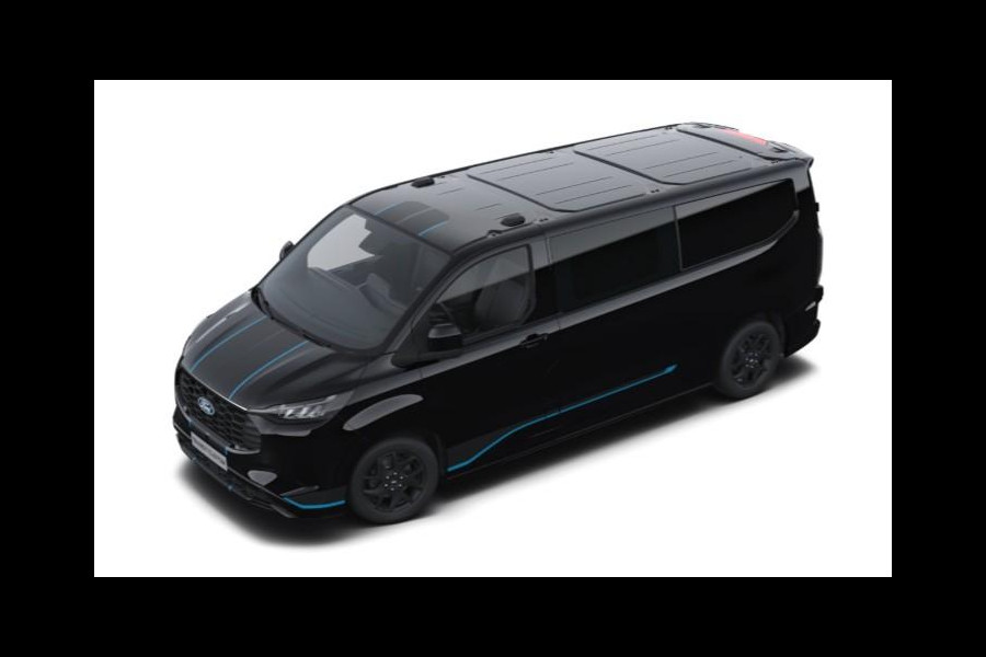Ford Transit Custom 320 2.5 PHEV L2H1 Sport DC 233pk | | Dubbele Cabine | Dubbele zijschuifdeur | Inklapbare trekhaak | 19 inch lichtmetalen Sport velgen (mat zwart) | Verwarmbaar stuurwiel | Navigatie systeem