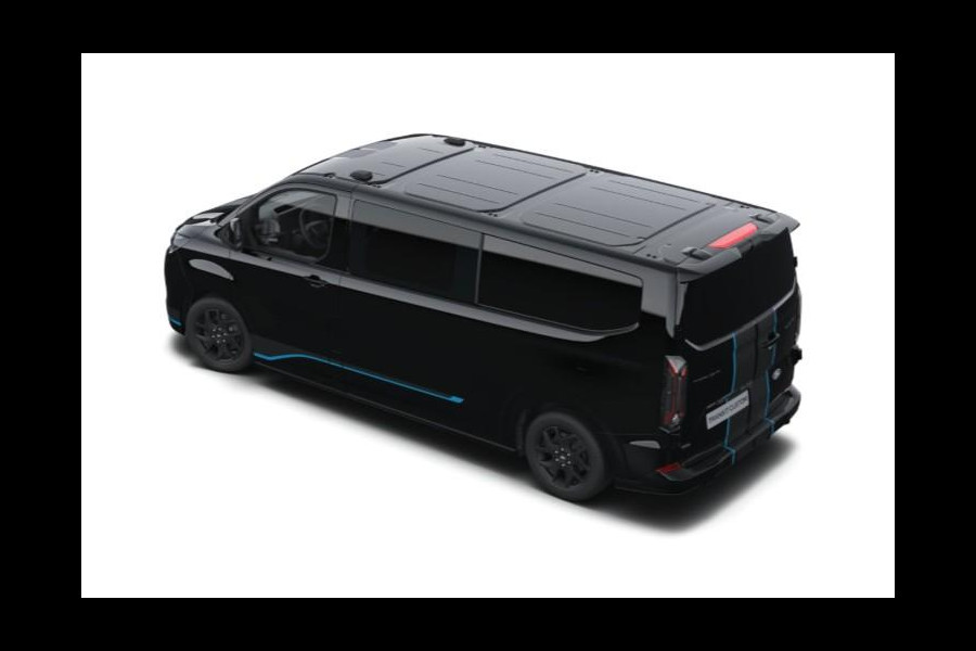 Ford Transit Custom 320 2.5 PHEV L2H1 Sport DC 233pk | | Dubbele Cabine | Dubbele zijschuifdeur | Inklapbare trekhaak | 19 inch lichtmetalen Sport velgen (mat zwart) | Verwarmbaar stuurwiel | Navigatie systeem