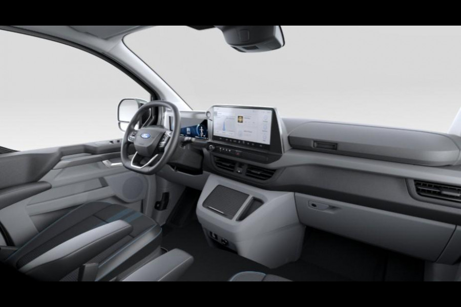 Ford Transit Custom 320 2.5 PHEV L2H1 Sport DC 233pk | | Dubbele Cabine | Dubbele zijschuifdeur | Inklapbare trekhaak | 19 inch lichtmetalen Sport velgen (mat zwart) | Verwarmbaar stuurwiel | Navigatie systeem