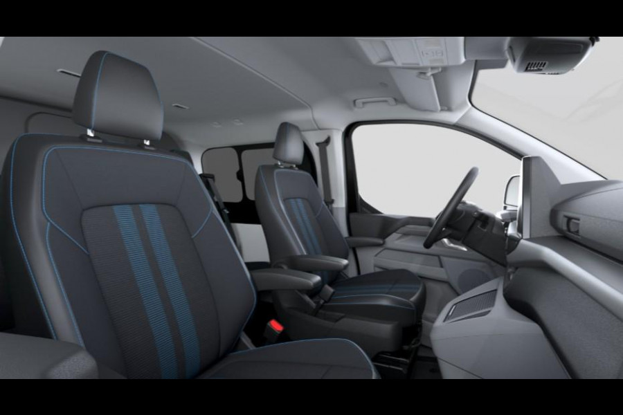 Ford Transit Custom 320 2.5 PHEV L2H1 Sport DC 233pk | | Dubbele Cabine | Dubbele zijschuifdeur | Inklapbare trekhaak | 19 inch lichtmetalen Sport velgen (mat zwart) | Verwarmbaar stuurwiel | Navigatie systeem