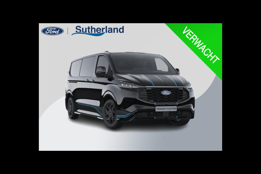 Ford Transit Custom 320 2.5 PHEV L2H1 Sport DC 233pk | | Dubbele Cabine | Dubbele zijschuifdeur | Inklapbare trekhaak | 19 inch lichtmetalen Sport velgen (mat zwart) | Verwarmbaar stuurwiel | Navigatie systeem