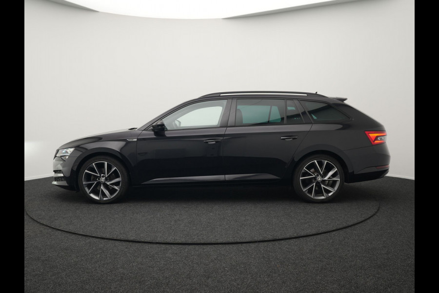 Škoda Superb Combi 1.4 TSI iV Sportline Plug In Hybrid 218pk PHEV | Trekhaak af Fabriek | Adaptive Cruise | Alcantara RS Sportstoelen Verwarmd | Canton Audio | 19"L.M |  | Chrystal LED | Virtual |