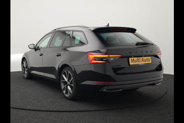 Škoda Superb Combi 1.4 TSI iV Sportline Plug In Hybrid 218pk PHEV | Trekhaak af Fabriek | Adaptive Cruise | Alcantara RS Sportstoelen Verwarmd | Canton Audio | 19"L.M |  | Chrystal LED | Virtual |