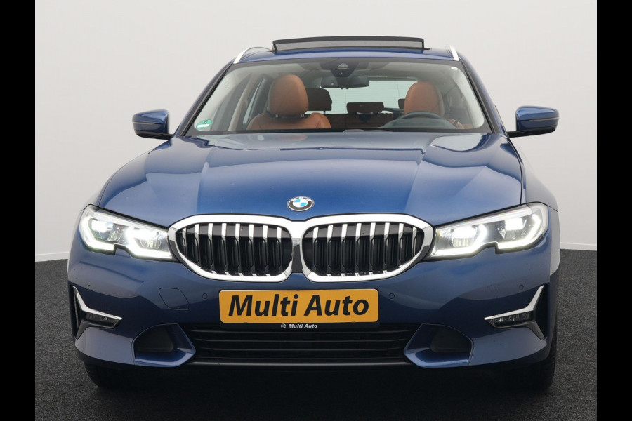 BMW 3 Serie Touring 330e xDrive Luxury Line Plug In Hybrid 293pk PHEV | Panodak | Trekhaak af Fabriek | Laser LED | Head Up | Adaptive Onderstel | Harman Kardon | Camera | Keyless |