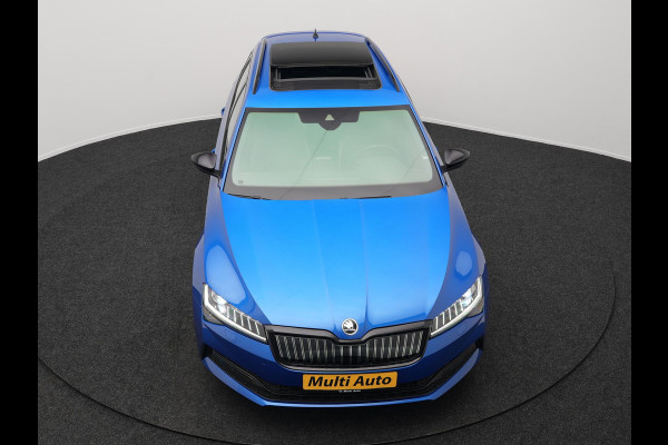 Škoda Superb Combi 1.4 TSI iV Sportline Business Plug In Hybrid 218pk PHEV | Panodak | Trekhaak af Fabriek | Alcantara Sportstoelen Memory | Adaptive Cruise | Crystal LED | Sfeerverlichting | Virtual | Navigatie | Apple Carplay | Stoelverwarming | DAB |