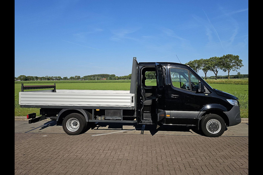 Mercedes-Benz Sprinter 516 2.2 CDI L3 DC EURO VI-D Open-Laadbak Airco Dubbellucht 3.5T-Trekhaak Euro6 163Pk B-Rijbewijs!