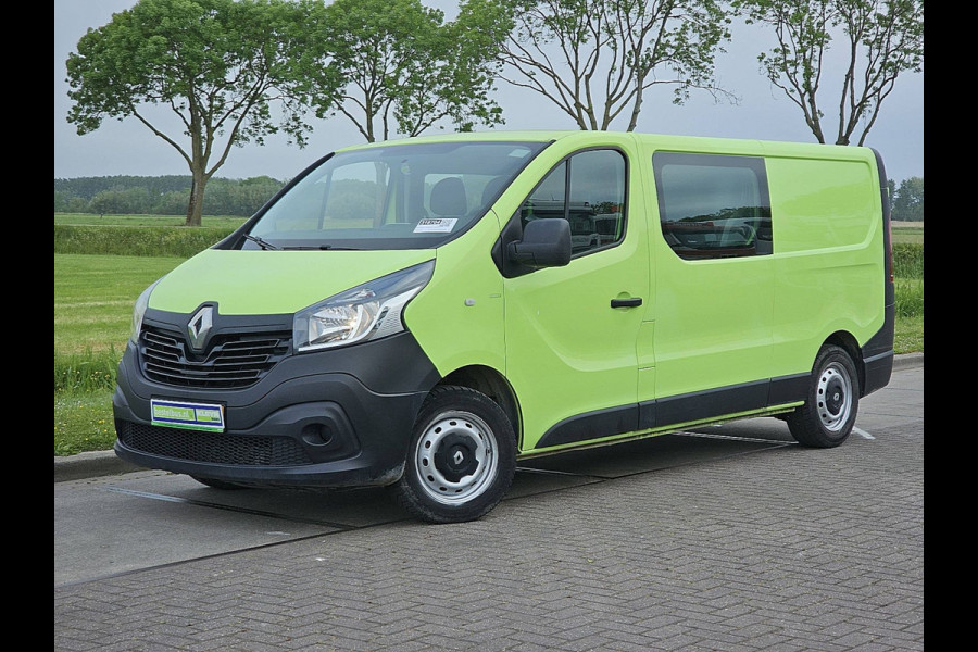 Renault Trafic 1.6 dCi T29 L2H1 DC Airco 120Pk Euro6 Navi Oh-Historie 1e Eigenaar!