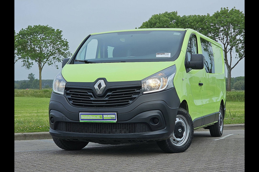 Renault Trafic 1.6 dCi T29 L2H1 DC Airco 120Pk Euro6 Navi Oh-Historie 1e Eigenaar!