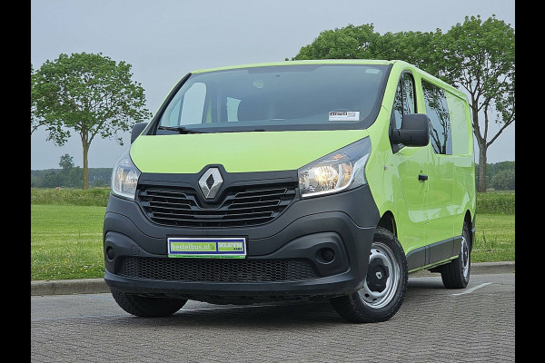 Renault Trafic 1.6 dCi T29 L2H1 DC Airco 120Pk Euro6 Navi Oh-Historie 1e Eigenaar!