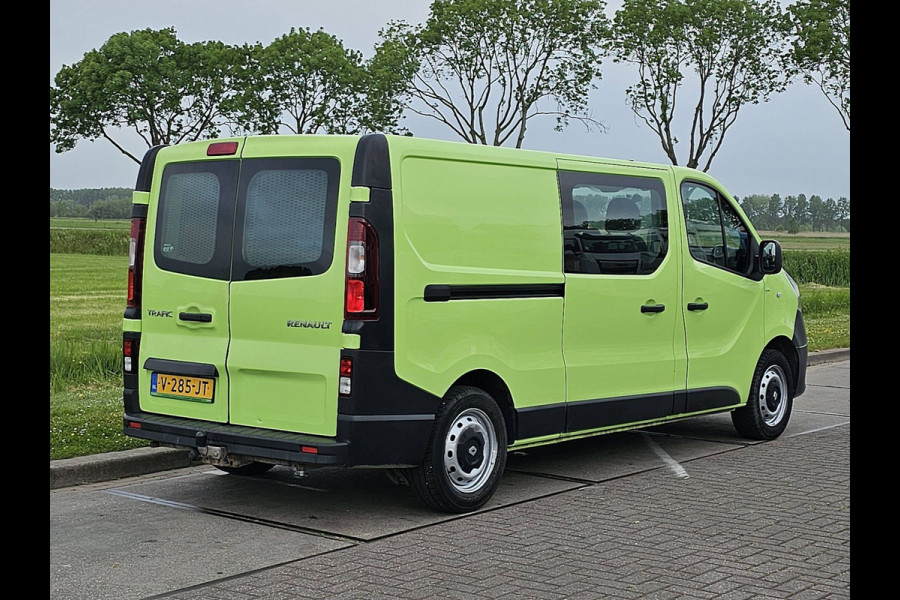 Renault Trafic 1.6 dCi T29 L2H1 DC Airco 120Pk Euro6 Navi Oh-Historie 1e Eigenaar!