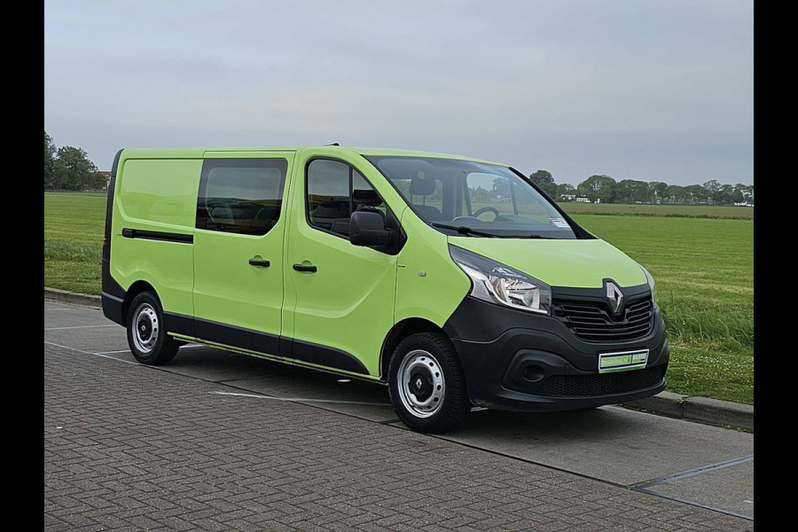 Renault Trafic 1.6 dCi T29 L2H1 DC Airco 120Pk Euro6 Navi Oh-Historie 1e Eigenaar!