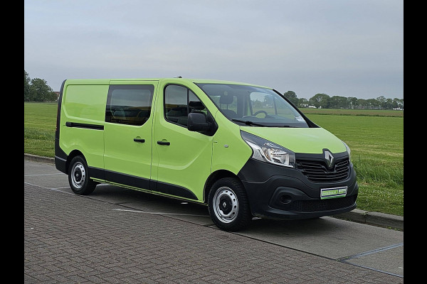 Renault Trafic 1.6 dCi T29 L2H1 DC Airco 120Pk Euro6 Navi Oh-Historie 1e Eigenaar!