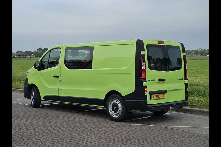 Renault Trafic 1.6 dCi T29 L2H1 DC Airco 120Pk Euro6 Navi Oh-Historie 1e Eigenaar!