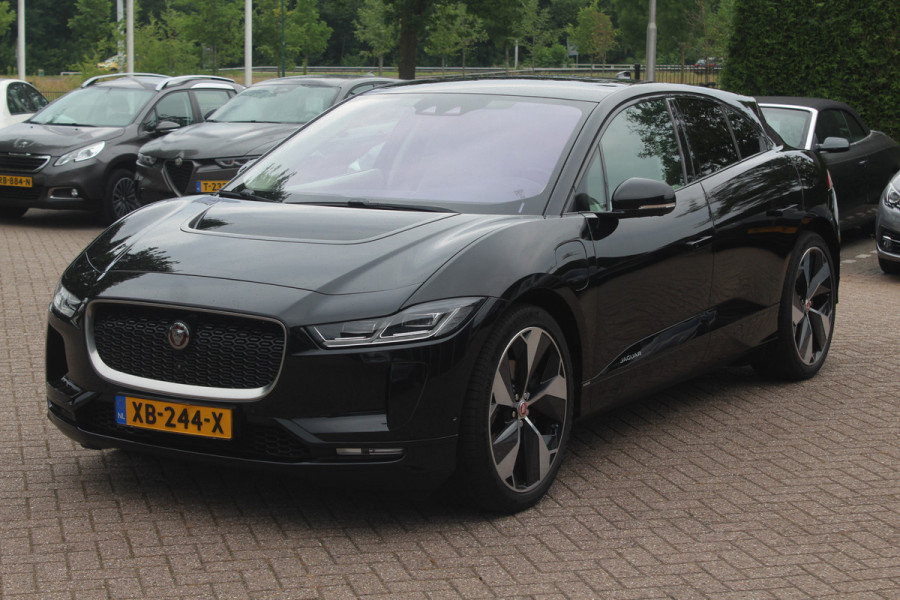 Jaguar I-PACE EV400 First Edition 90 kWh / Full option / Panoramadak / 360Camera / Head-up / Luchtvering / Leder / Meridian / Stuurverwarming