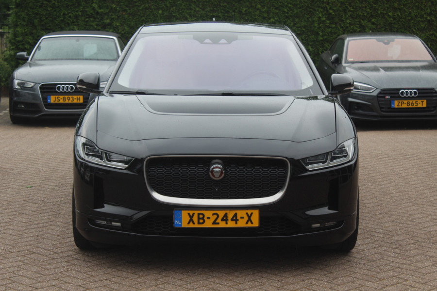 Jaguar I-PACE EV400 First Edition 90 kWh / Full option / Panoramadak / 360Camera / Head-up / Luchtvering / Leder / Meridian / Stuurverwarming