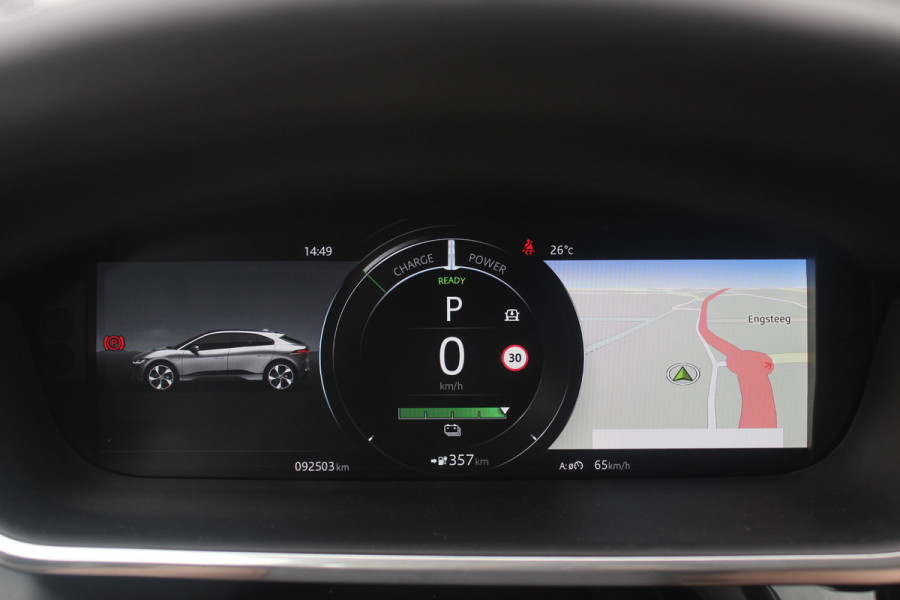 Jaguar I-PACE EV400 First Edition 90 kWh / Full option / Panoramadak / 360Camera / Head-up / Luchtvering / Leder / Meridian / Stuurverwarming