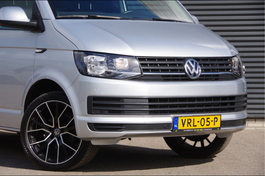 Volkswagen Transporter 2.0 TDI L2 150PK, AIRCO, CRUISE, NAVI, PARKEERSENSOREN, STOELVERWARMING DUBBELE CABINE LEVERBAAR