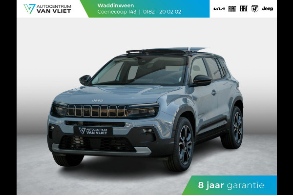 Jeep Avenger 1.2 e-Hybrid Summit | Schuif/Kanteldak | Leder&Winter Pack | Infotainment & Convenience Pack | Storm Grey