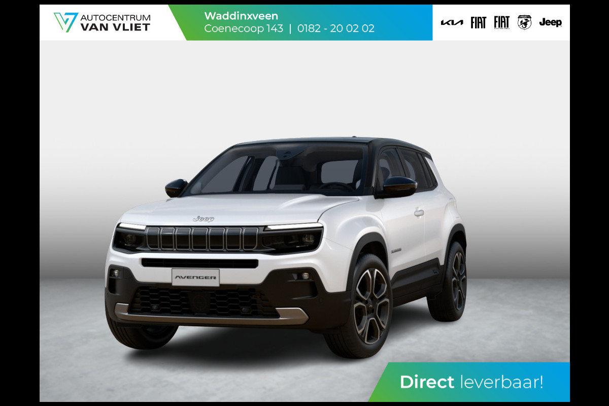 Jeep Avenger 1.2 e-Hybrid Summit | Winter Pack | Schuif/Kanteldak | Infotainment&Convience Pack | Bicolore Jeep Avenger 1.2 e-Hybrid Summit | Winter Pack | Schuif/Kanteldak | Infotainment&Convience Pack | Bicolore
