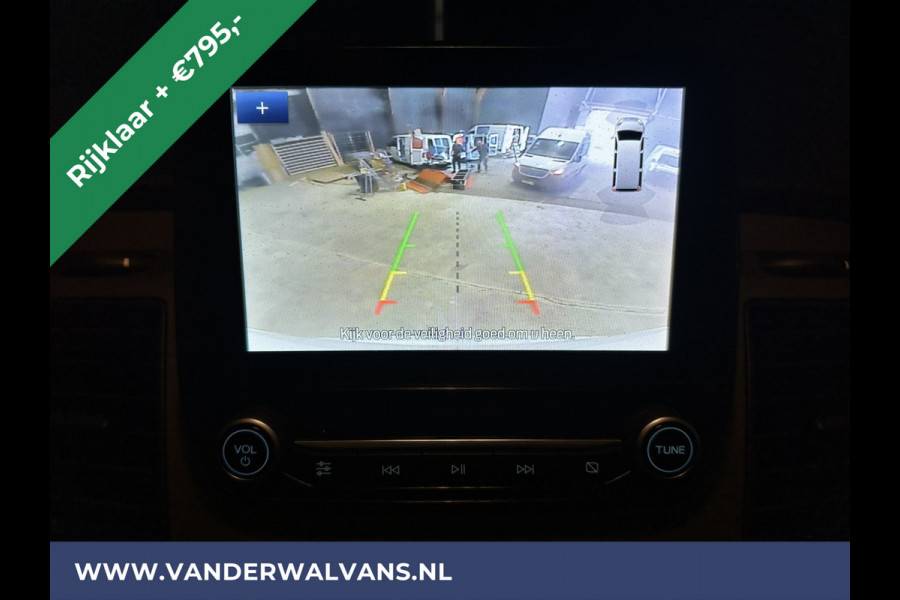 Ford Transit 2.0TDCI 131pk L3H2 Euro6 RIJKLAAR Airco | Camera | Navigatie | Apple Carplay | Android Auto Cruisecontrol, Elektrisch verstelbare bestuurdersstoel, Stoelverwarming, Verwarmde voorruit, Parkeersensoren, Bijrijdersbank, 2500kg trekvermogen