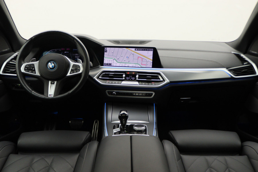 BMW X5 xDrive45e High Executive M-Sport Panoramadak, 360° Camera, Head-Up, H&K, ACC, Luchtvering, Trekhaak, 21"
