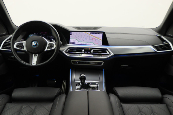 BMW X5 xDrive45e High Executive M-Sport Panoramadak, 360° Camera, Head-Up, H&K, ACC, Luchtvering, Trekhaak, 21"