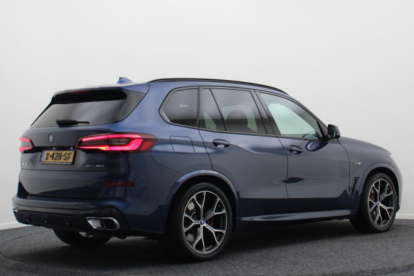 BMW X5 xDrive45e High Executive M-Sport Panoramadak, 360° Camera, Head-Up, H&K, ACC, Luchtvering, Trekhaak, 21"