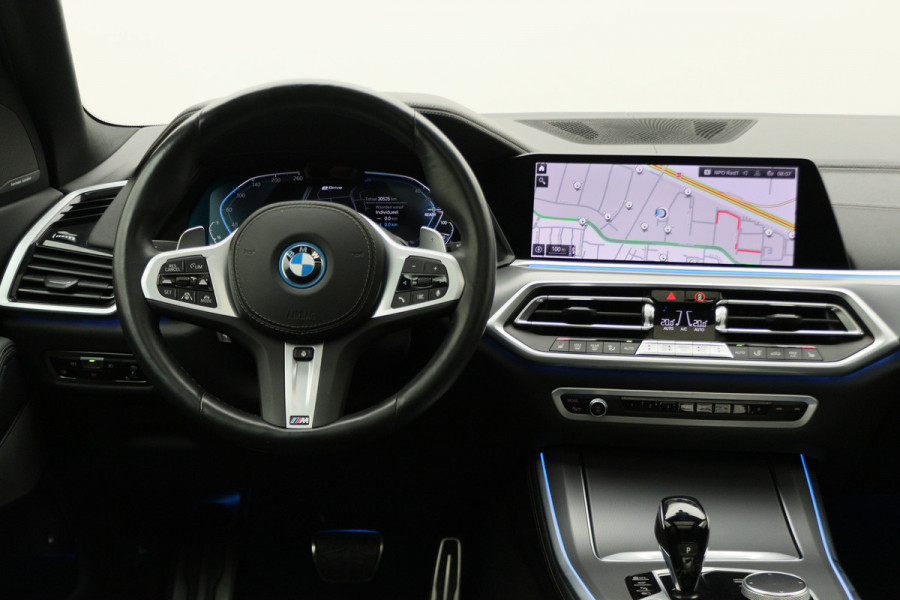 BMW X5 xDrive45e High Executive M-Sport Panoramadak, 360° Camera, Head-Up, H&K, ACC, Luchtvering, Trekhaak, 21"