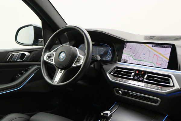 BMW X5 xDrive45e High Executive M-Sport Panoramadak, 360° Camera, Head-Up, H&K, ACC, Luchtvering, Trekhaak, 21"